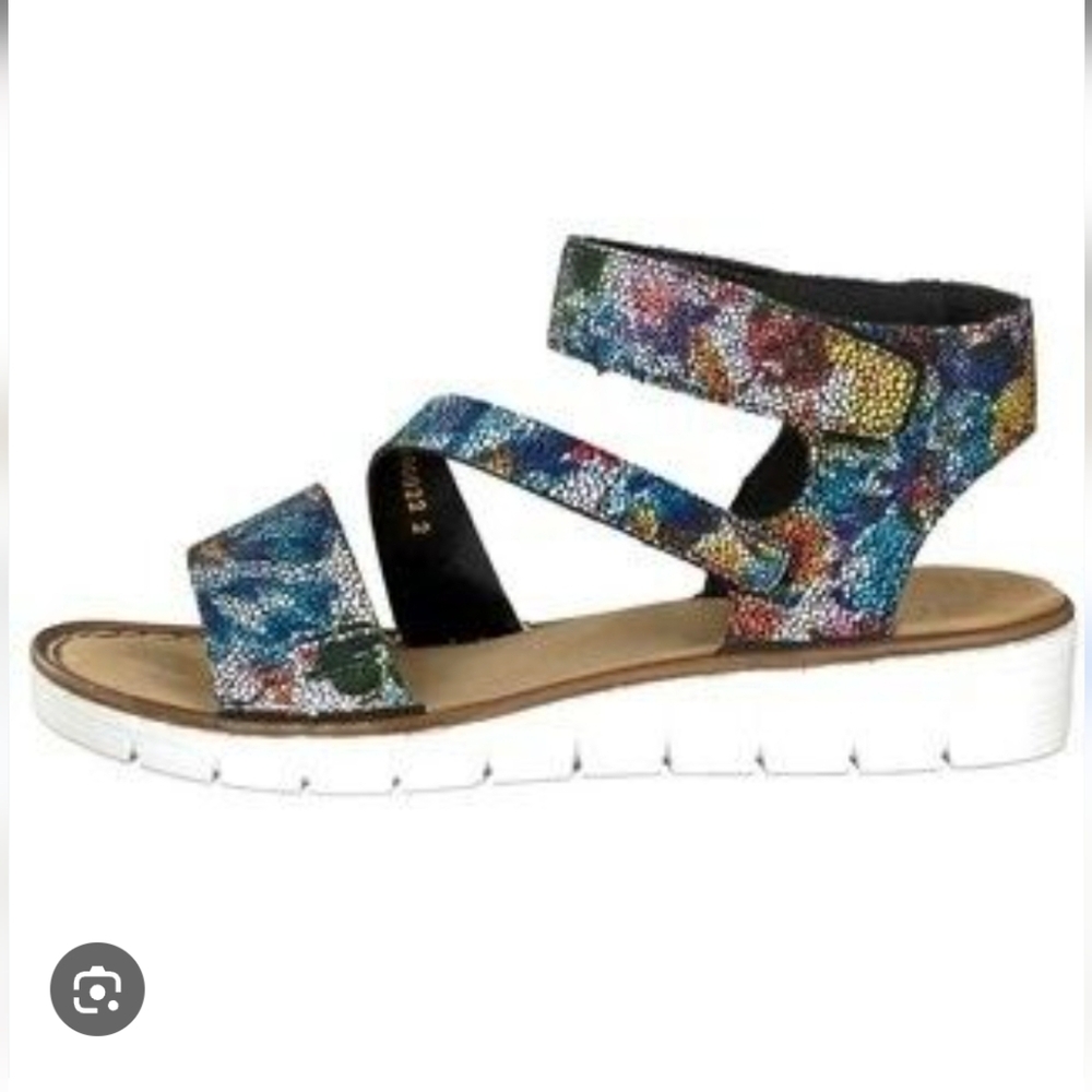 Rieker Platform Sandals Size 37 Or 6